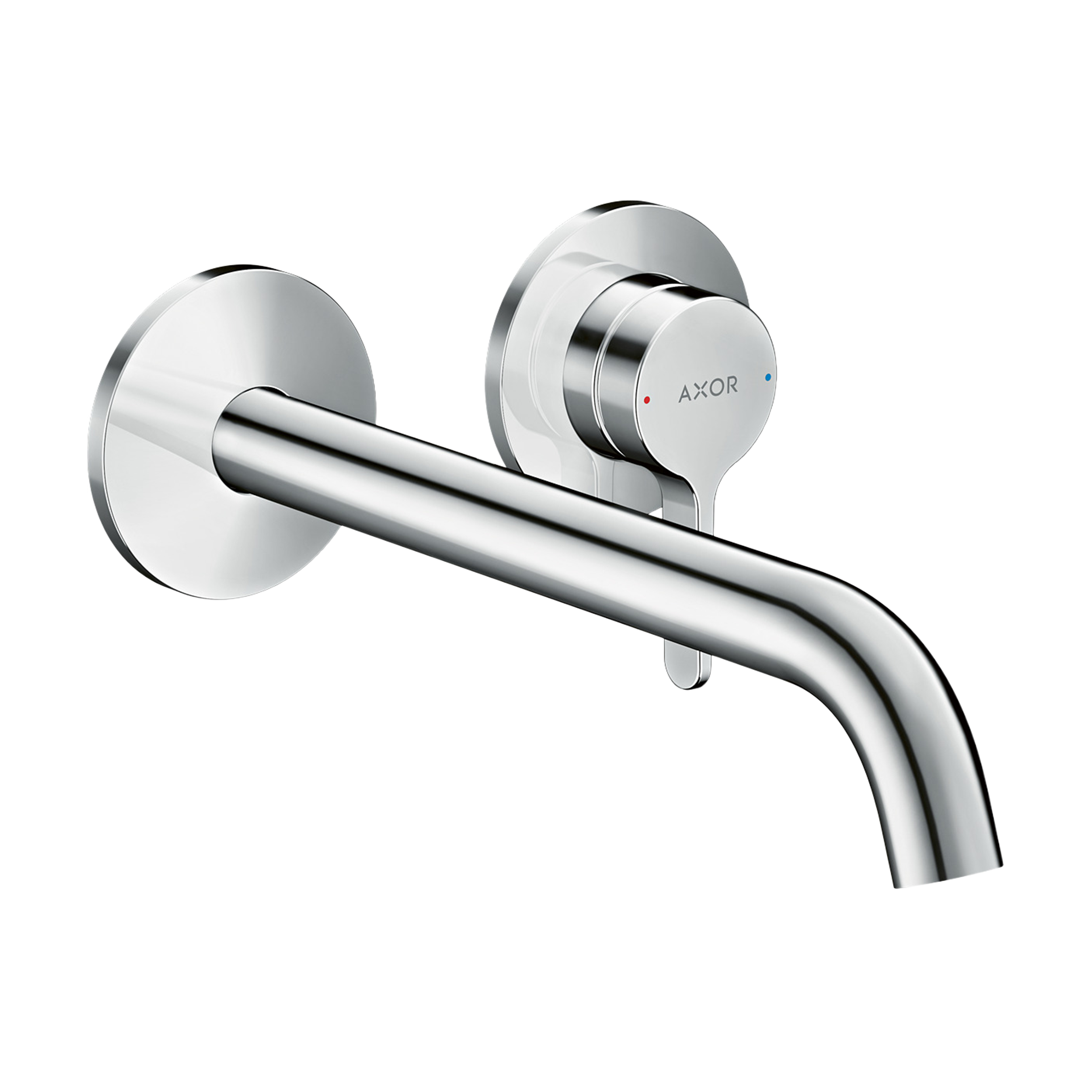 AXOR One Single Lever Handle Concealed Basin Mixer Faucet for 2-Hole Installation with 220 mm Spout from Brandt in Chrome finish