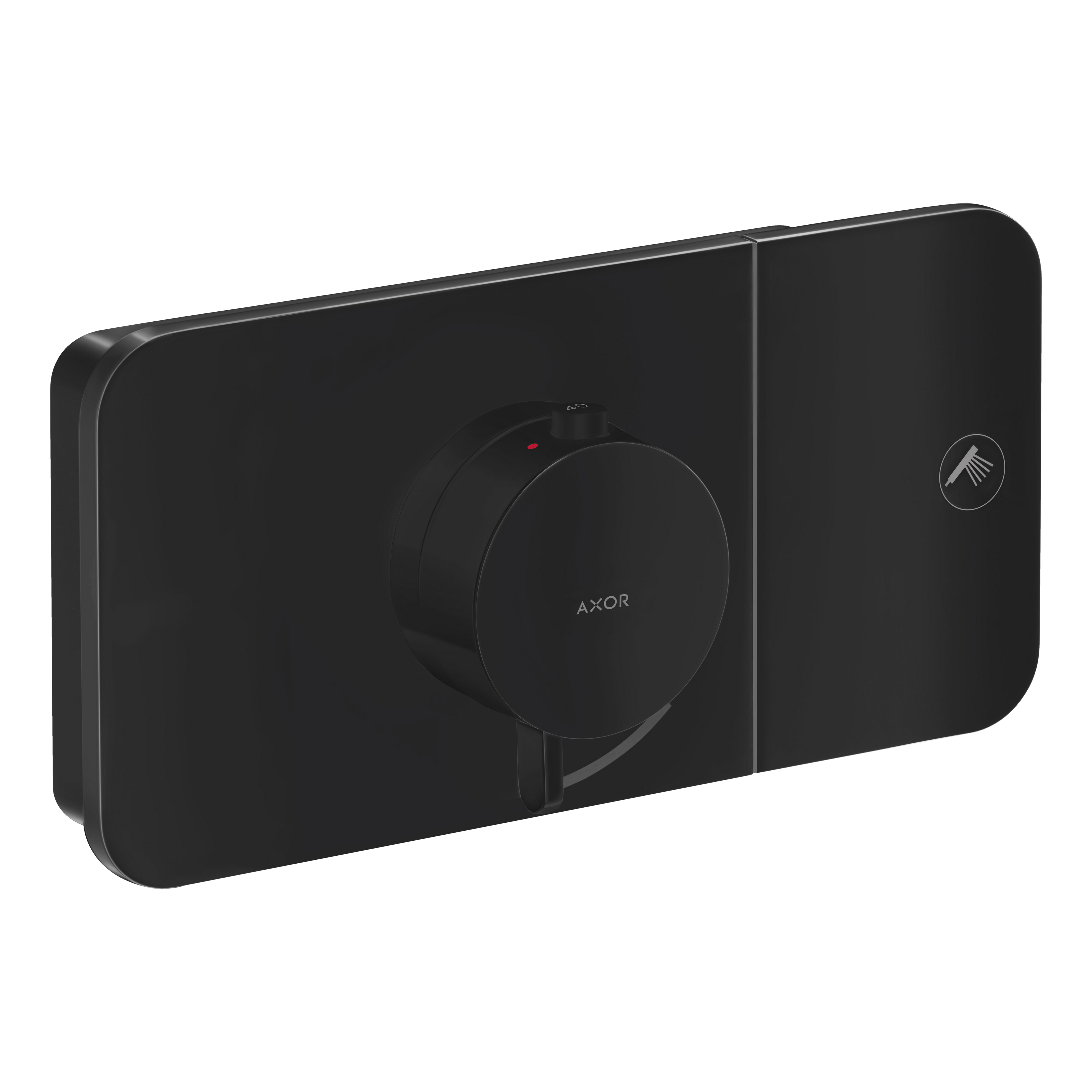 AXOR One Concealed Shower Thermostat with 1 Outlet from Brandt in Matt Black finish