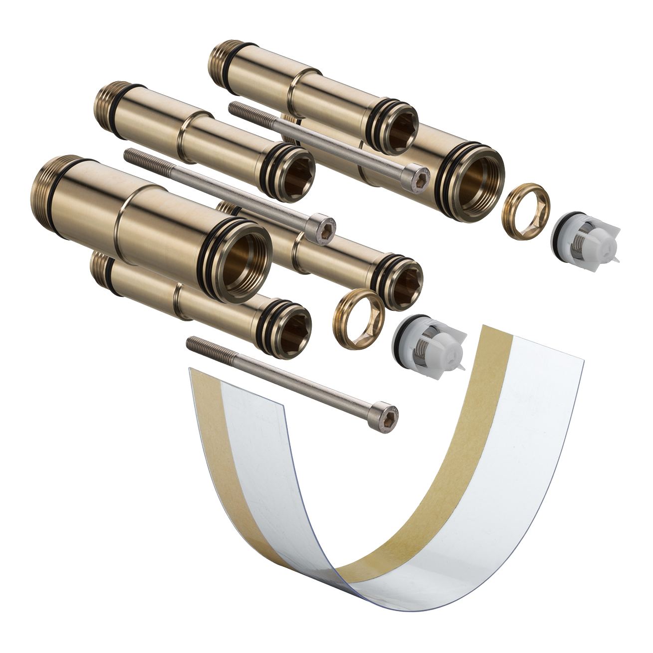 AXOR One Extension 25 mm for Thermostat Module Basic Set from Brandt in Chrome finish