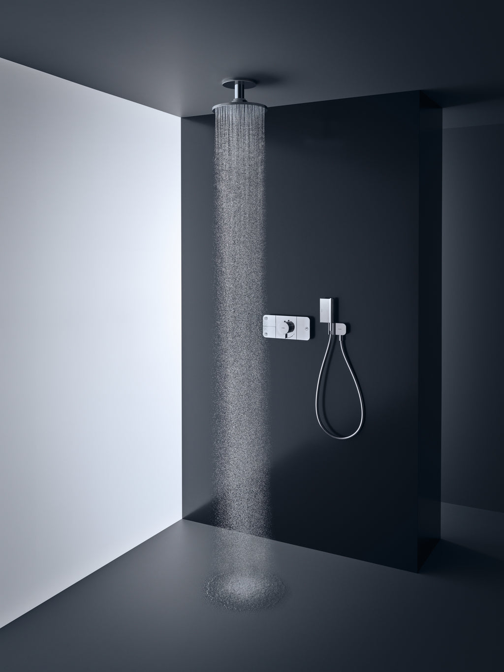 AXOR One Hand Shower 2jet from Brandt in Chrome finish