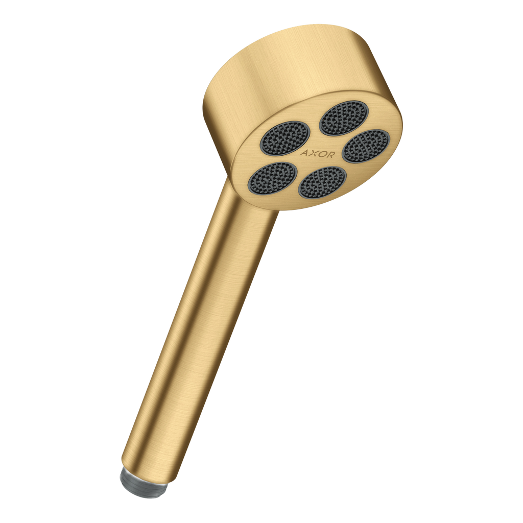 AXOR One Hand Shower 75 1jet EcoSmart from Brandt in Brushed Gold Optic finish