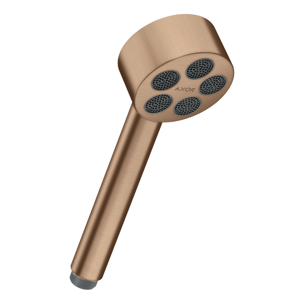AXOR One Hand Shower 75 1jet EcoSmart from Brandt in Brushed Red Gold finish