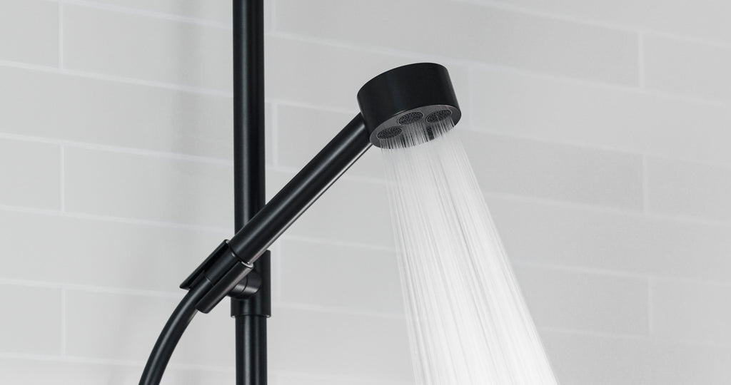 AXOR One Hand Shower 75 1jet EcoSmart from Brandt in Matt Black finish