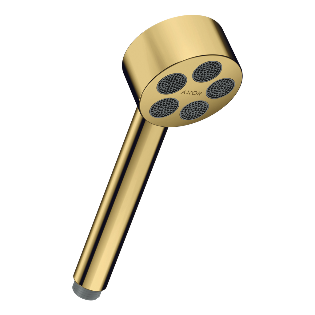 AXOR One Hand Shower 75 1jet EcoSmart from Brandt in Polished Gold Optic finish