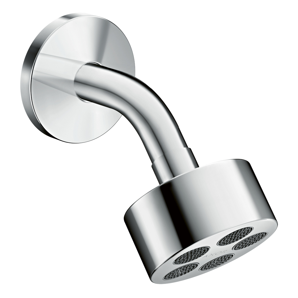 AXOR One Overhead Shower 75 1jet EcoSmart with Shower Arm from Brandt in Chrome finish