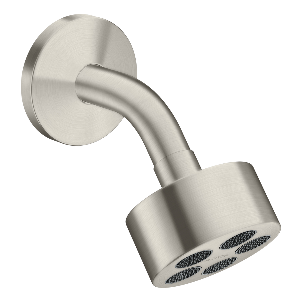 AXOR One Overhead Shower 75 1jet EcoSmart with Shower Arm from Brandt in Stainless Steel Optic finish