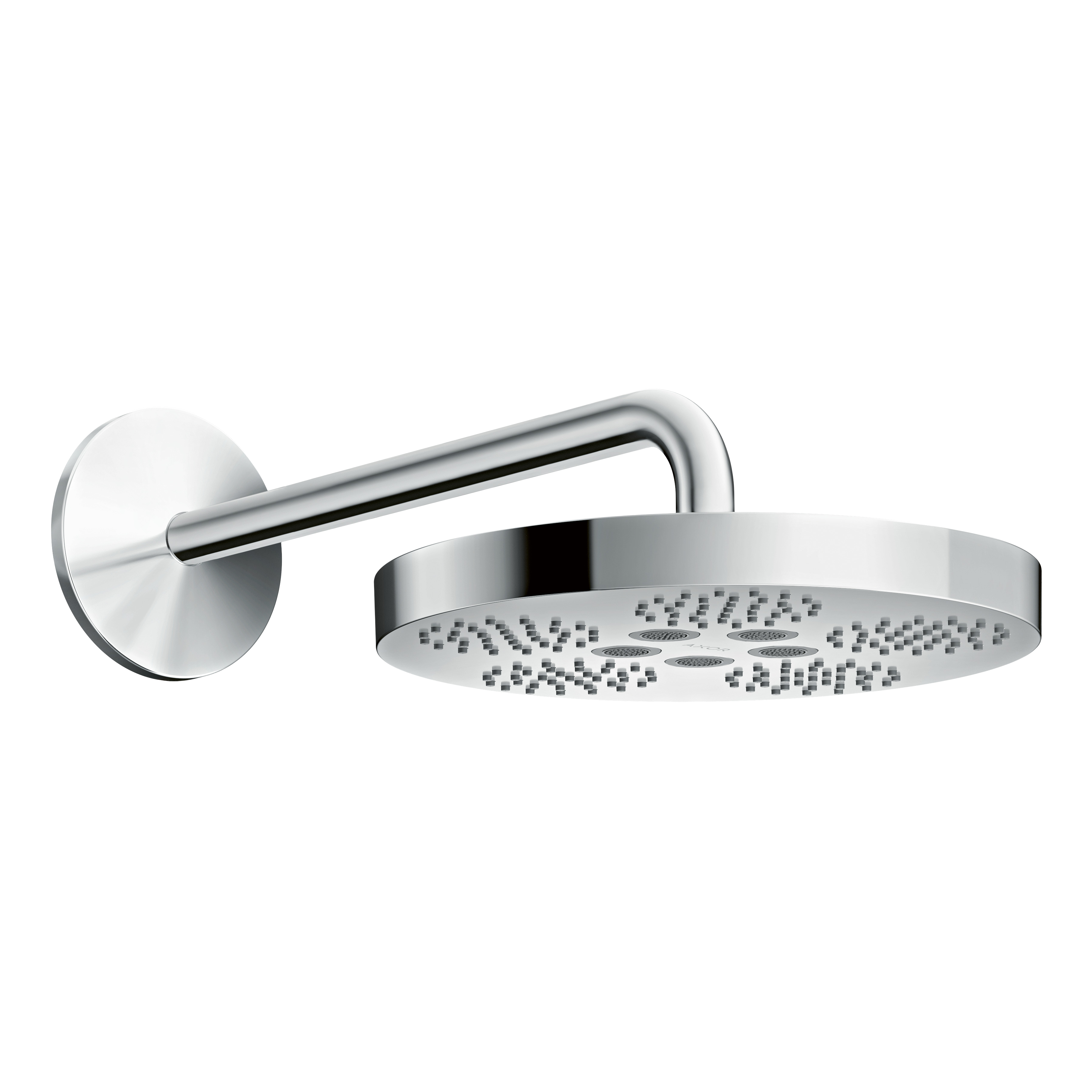 AXOR One Overhead Shower 280 1jet with Shower Arm from Brandt in Chrome finish