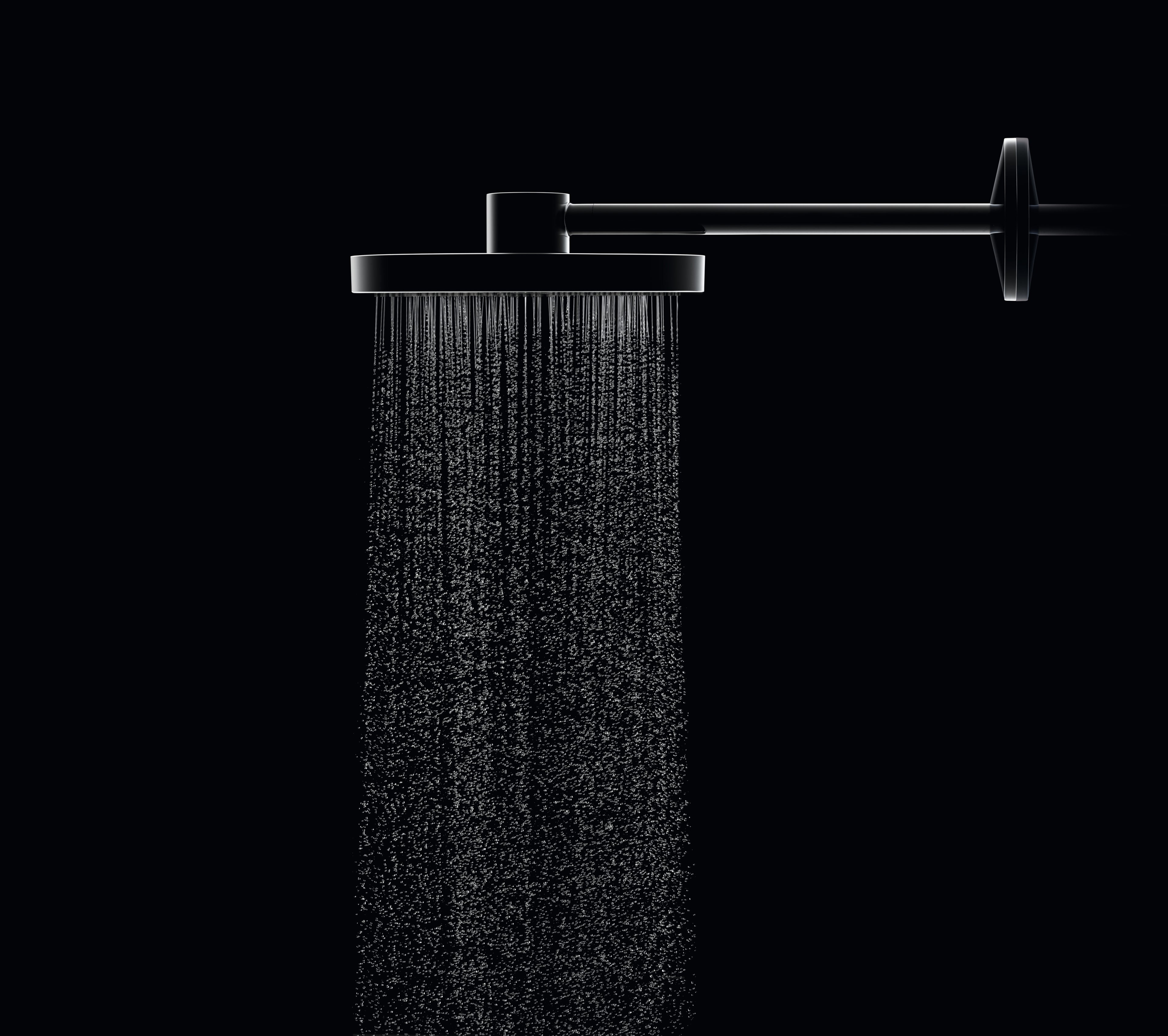 AXOR One Overhead Shower 280 2jet with Shower Arm from Brandt in Chrome finish