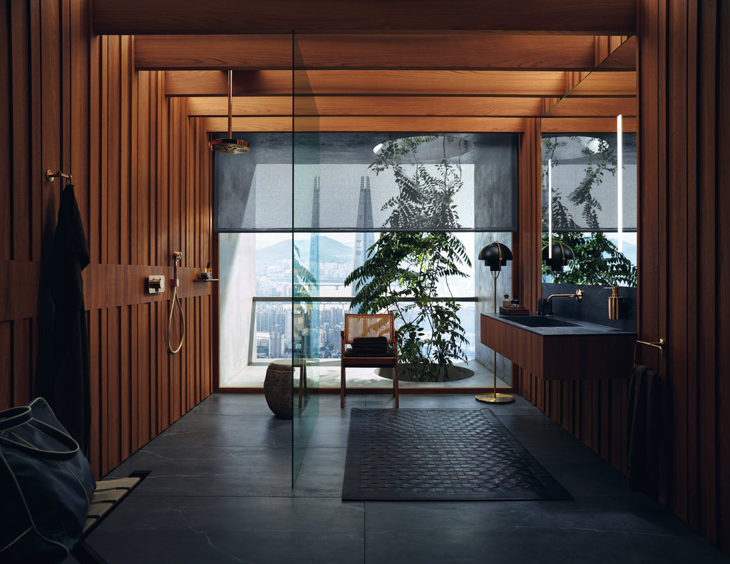 AXOR One Porter Unit from Brandt in Polished Gold Optic finish