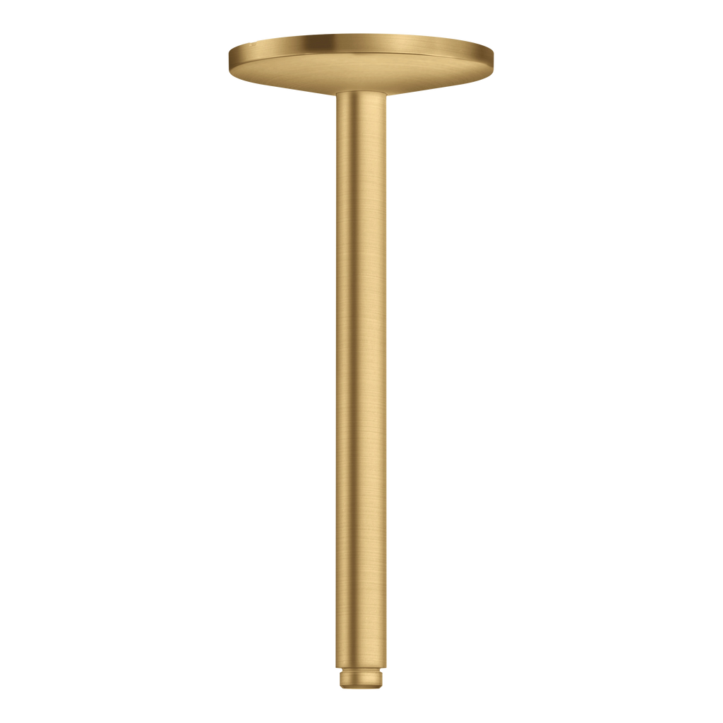 AXOR One Ceiling Connector 300 mm for Overhead Shower 280 1jet from Brandt in Brushed Gold Optic finish