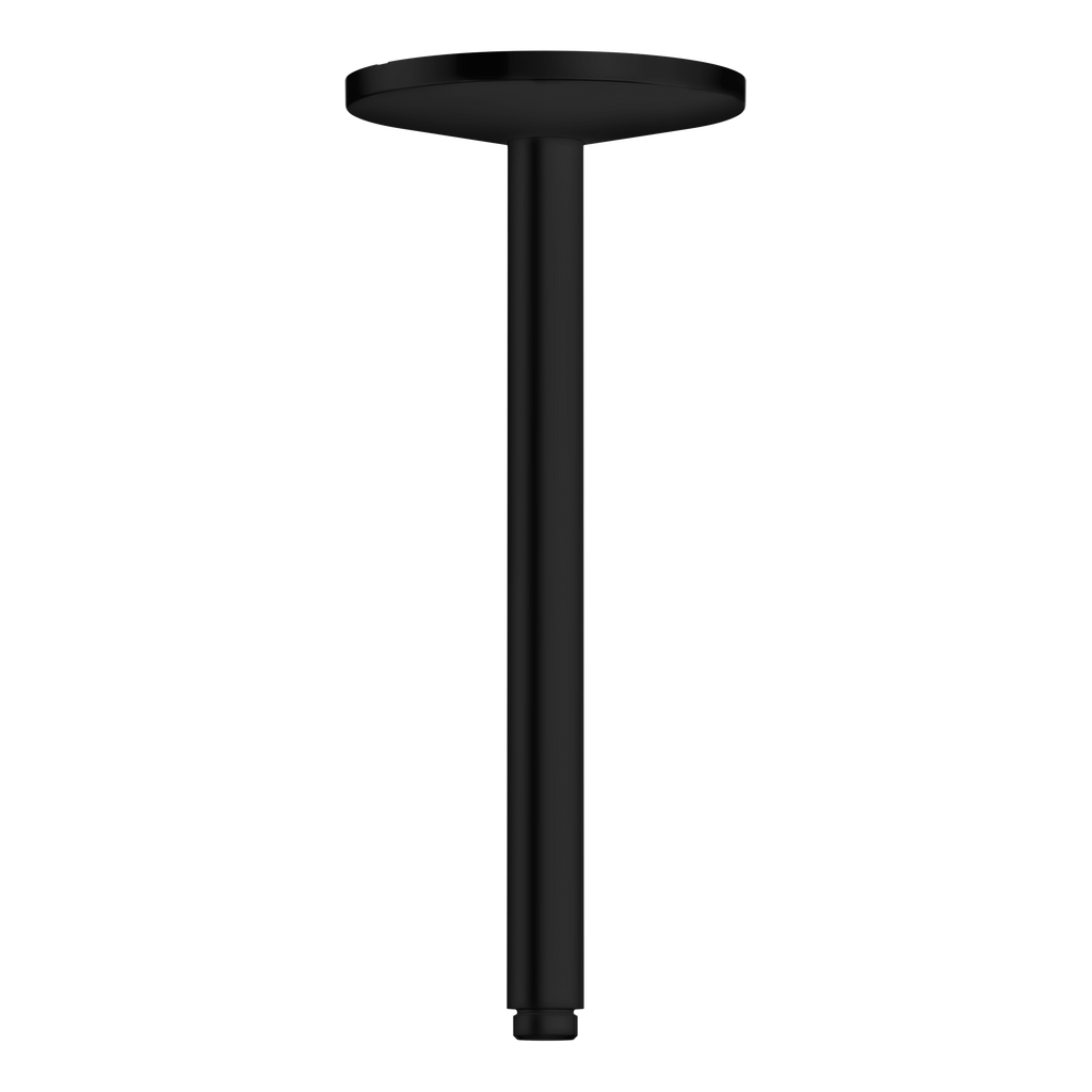 AXOR One Ceiling Connector 300 mm for Overhead Shower 280 1jet from Brandt in Matt Black finish
