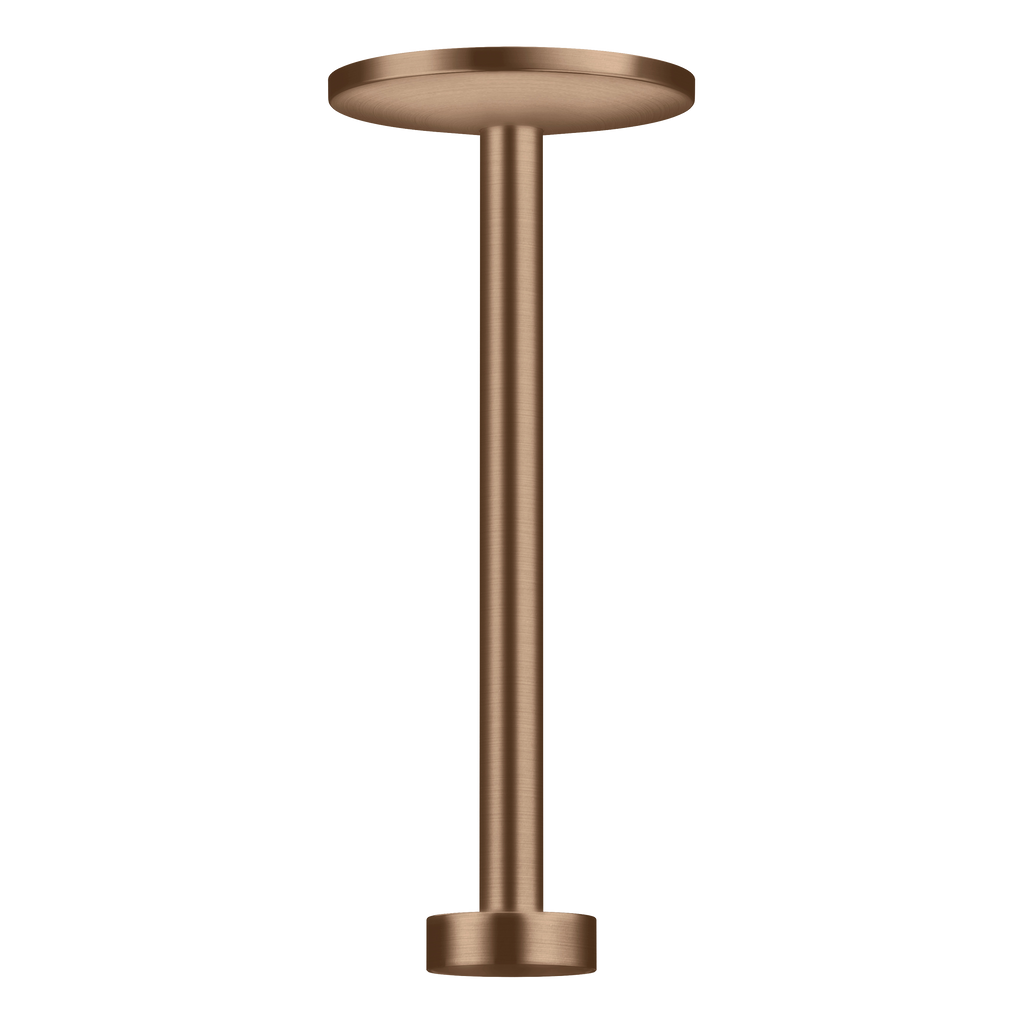 AXOR One Ceiling Connector 300 mm for Overhead Shower 280 2jet from Brandt in Brushed Red Gold finish