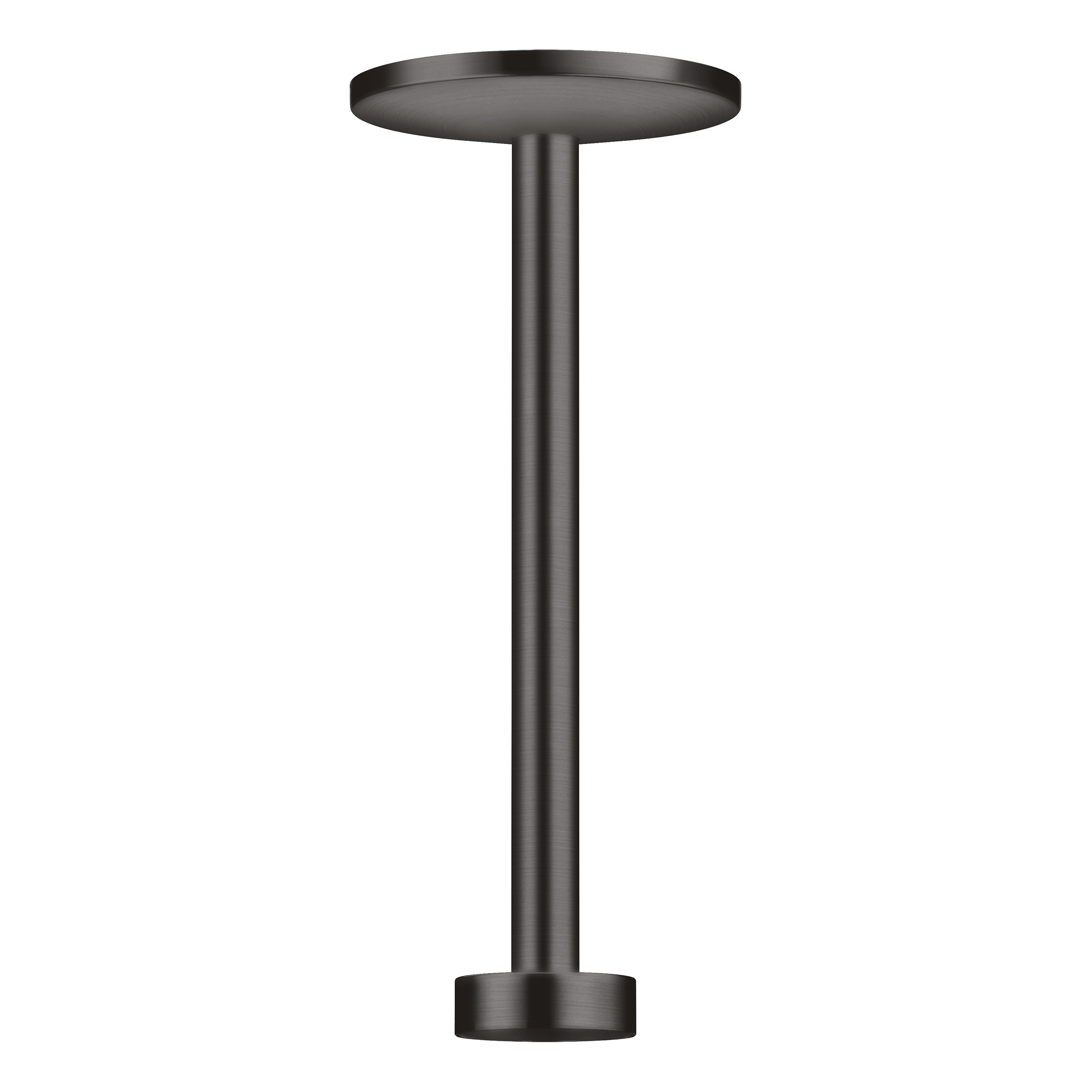 AXOR One Ceiling Connector 300 mm for Overhead Shower 280 2jet from Brandt in Brushed Black Chrome finish