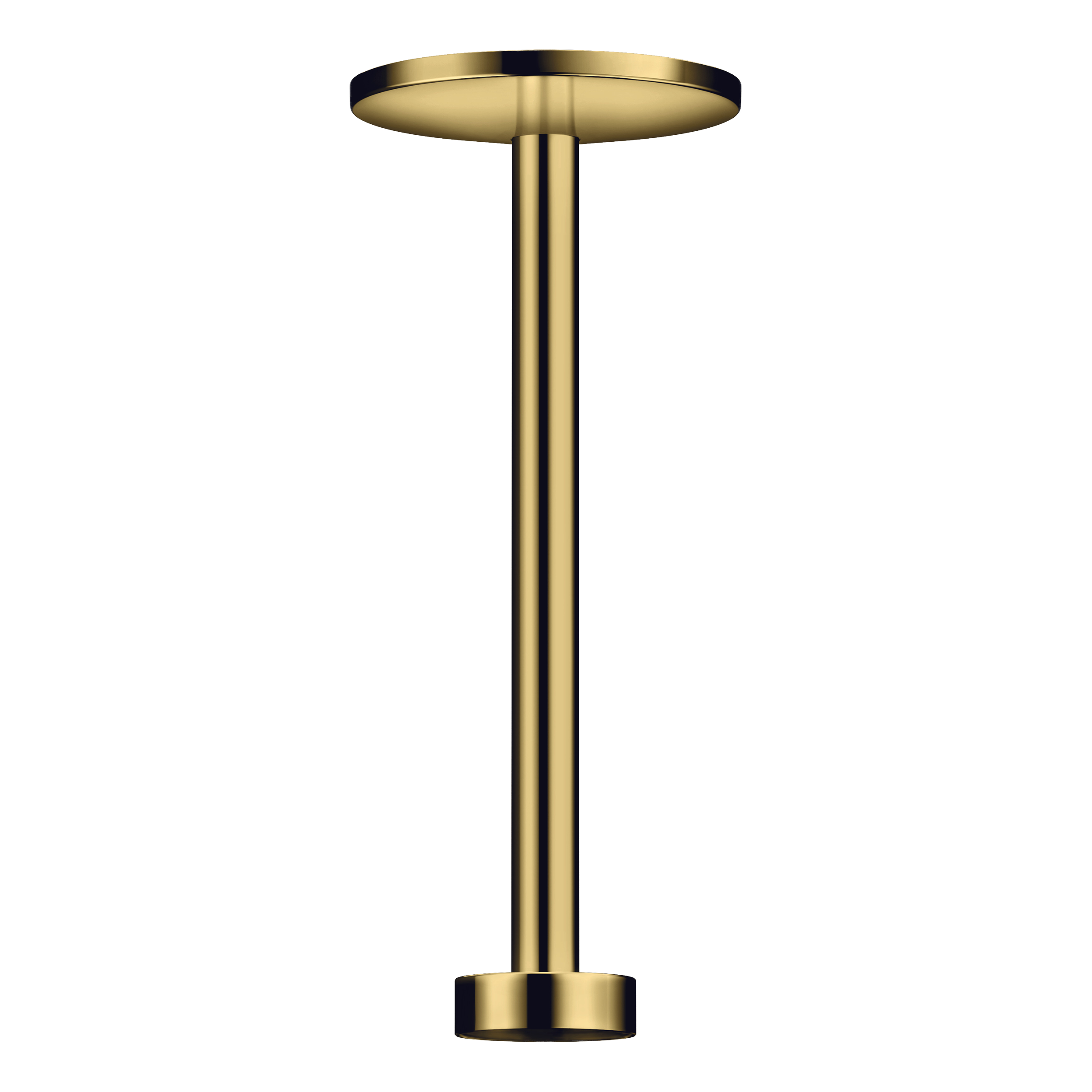 AXOR One Ceiling Connector 300 mm for Overhead Shower 280 2jet from Brandt in Polished Gold Optic finish