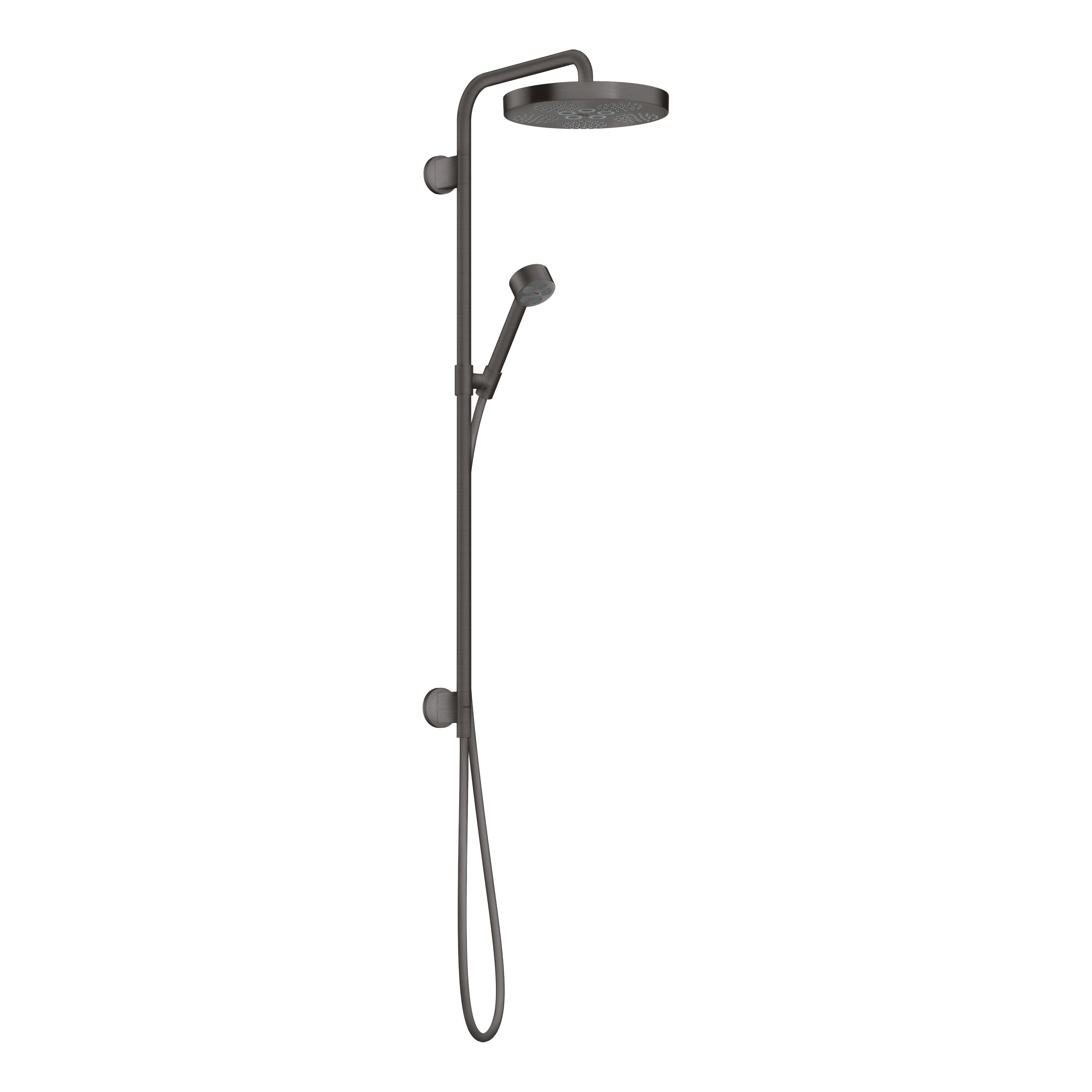 AXOR One Concealed Shower Column 280 1jet from Brandt in Brushed Black Chrome finish