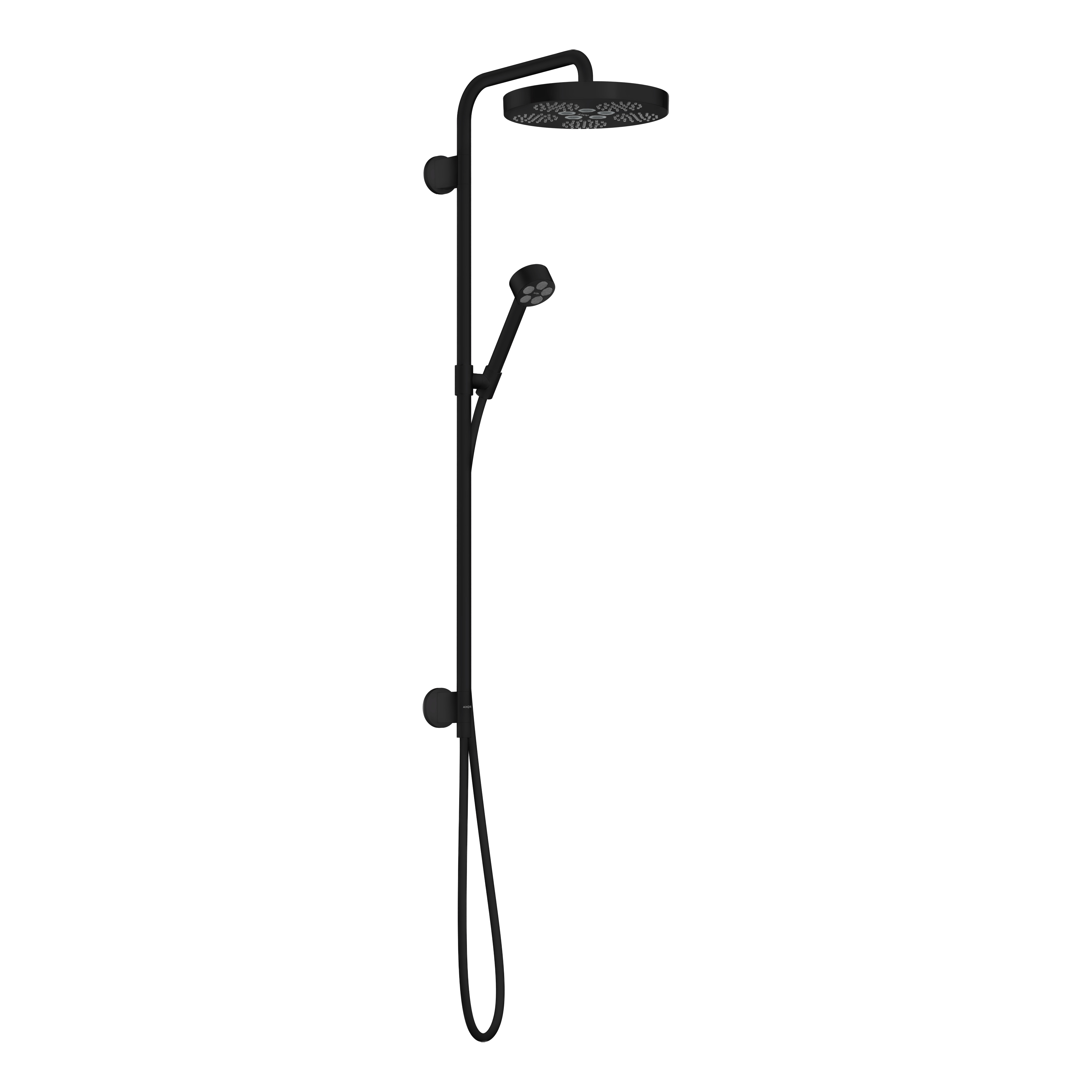 AXOR One Concealed Shower Column 280 1jet from Brandt in Matt Black finish