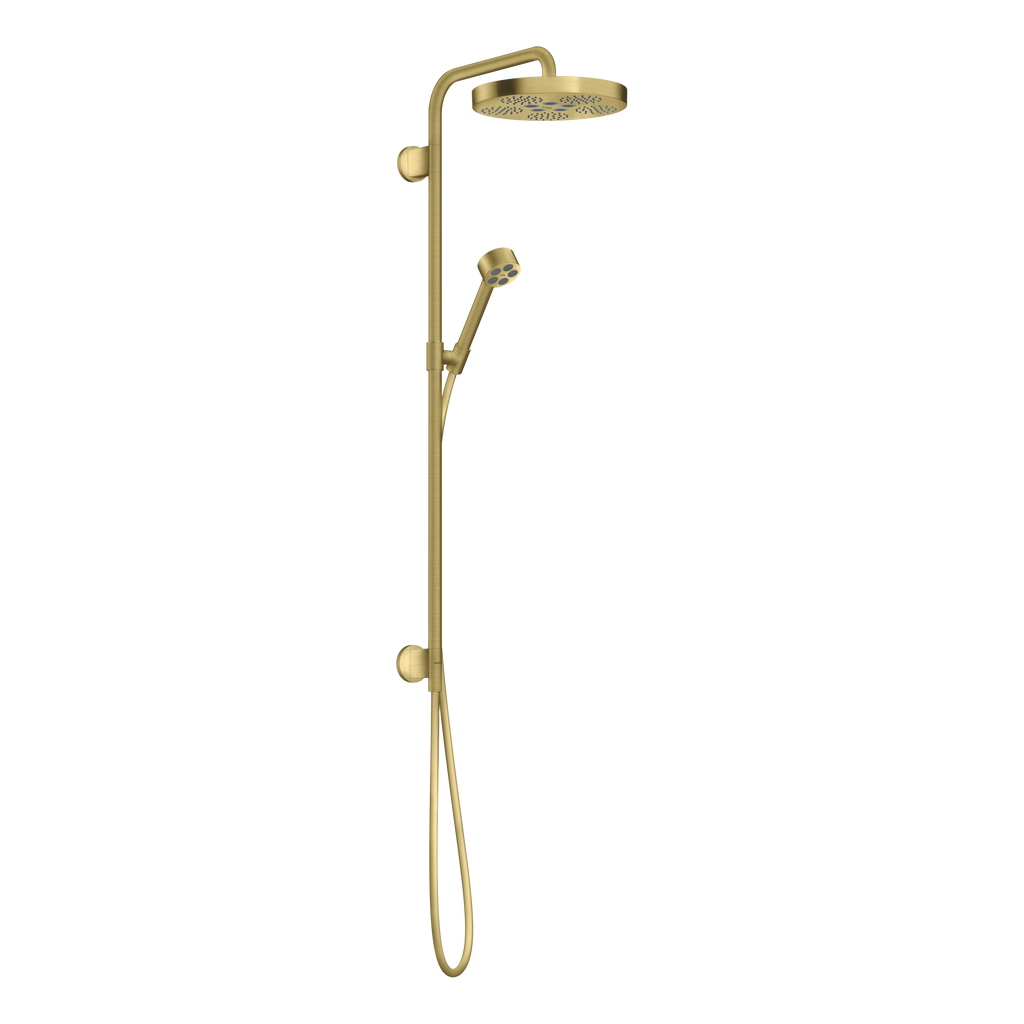 AXOR One Concealed Shower Column 280 1jet from Brandt in Brushed Brass finish