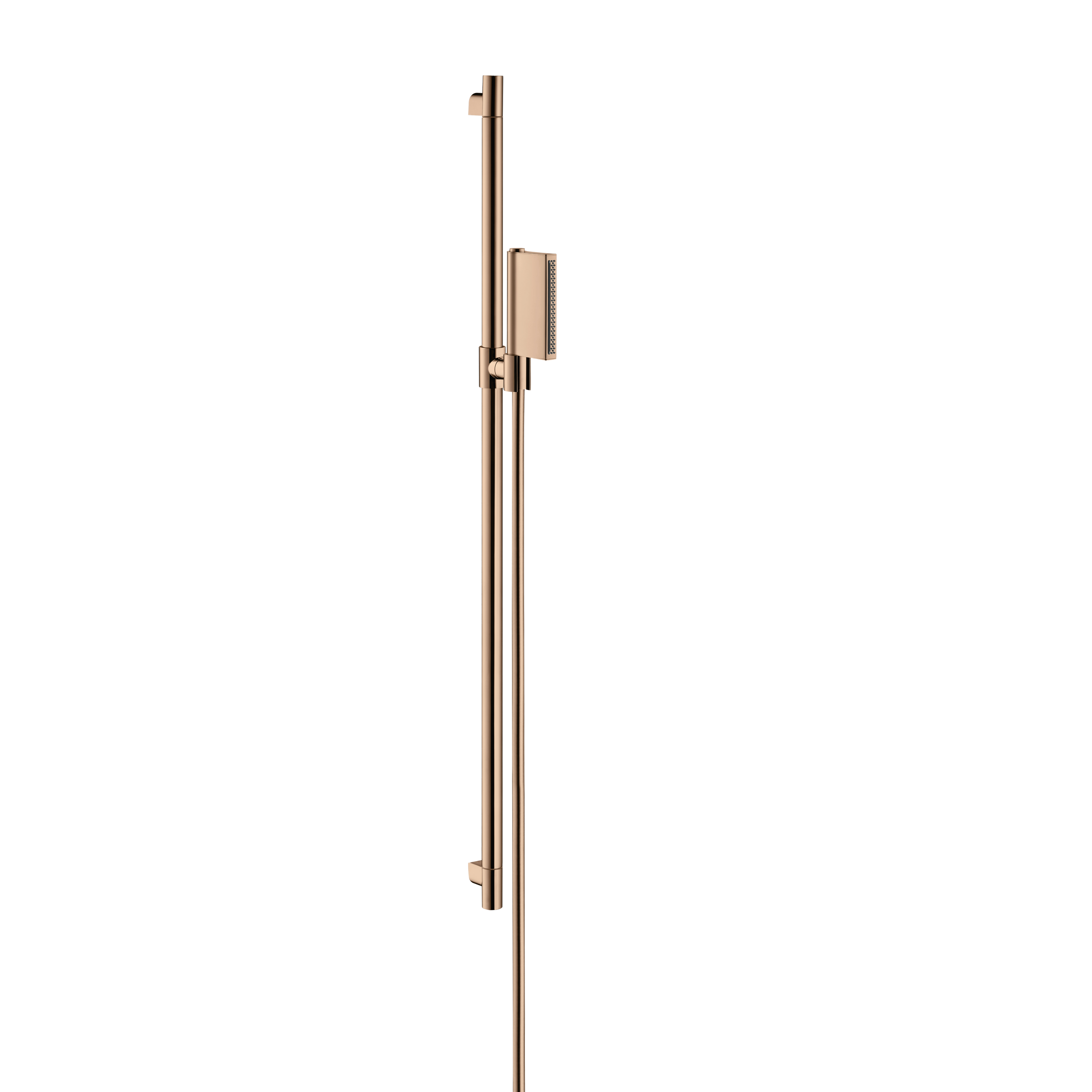AXOR One Shower Set 90 cm with Hand Shower 2jet from Brandt in Polished Red Gold finish