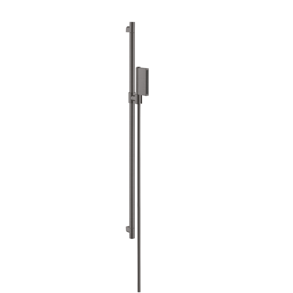 AXOR One Shower Set 90 cm with Hand Shower 2jet from Brandt in Brushed Black Chrome finish
