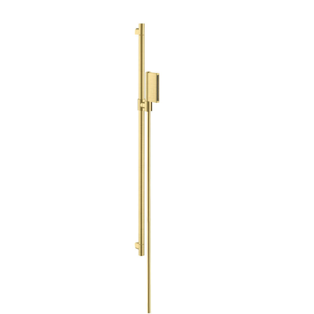 AXOR One Shower Set 90 cm with Hand Shower 2jet from Brandt in Brushed Brass finish