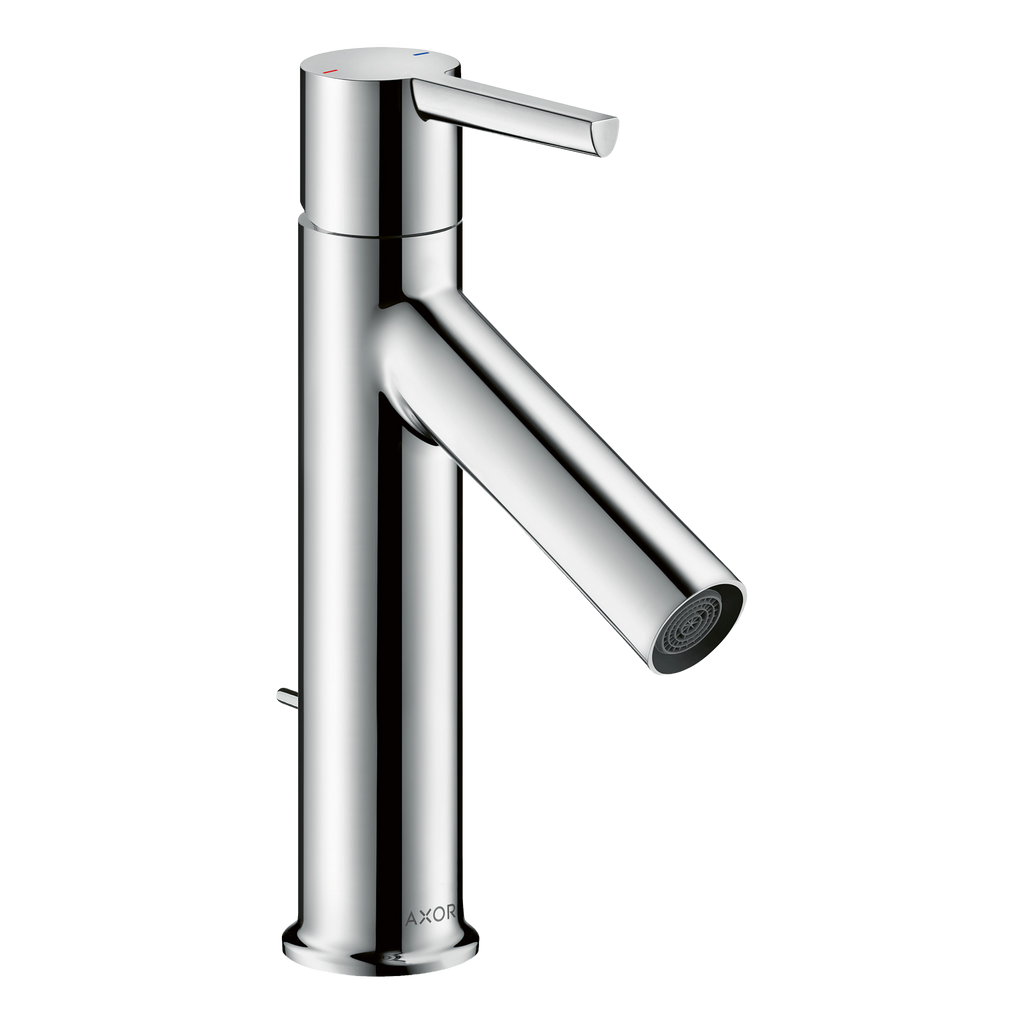 AXOR Starck Single Lever Handle Basin Mixer Faucet 100 with Pop-Up Waste Set from Brandt in Chrome finish