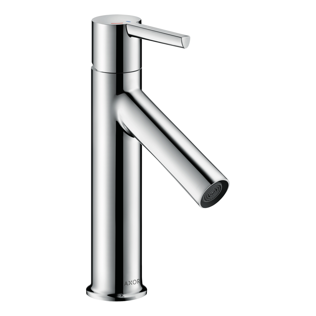 AXOR Starck Single Lever Handle Basin Mixer Faucet 100 with CoolStart and Pop-Up Waste Set from Brandt in Chrome finish