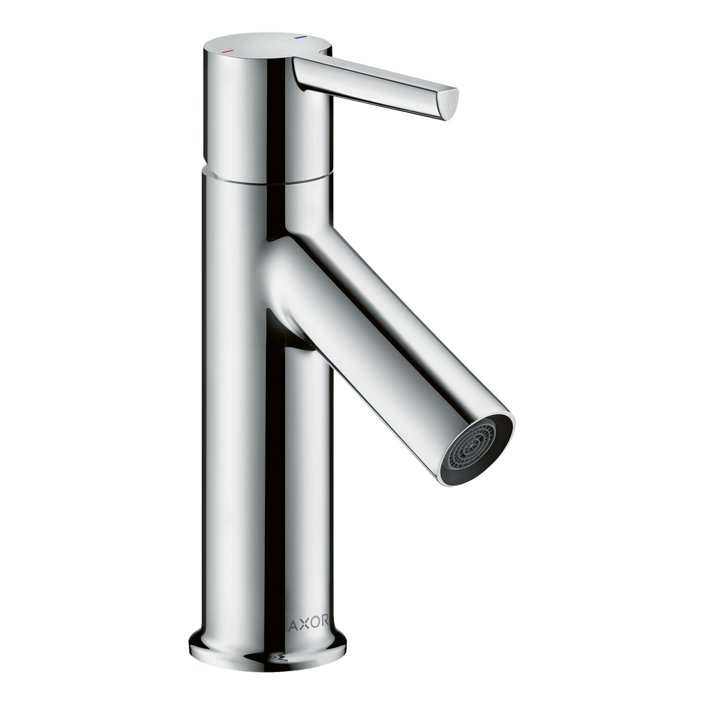AXOR Starck Single Lever Handle Basin Mixer Faucet 80 with Pop-Up Waste Set from Brandt in Chrome finish