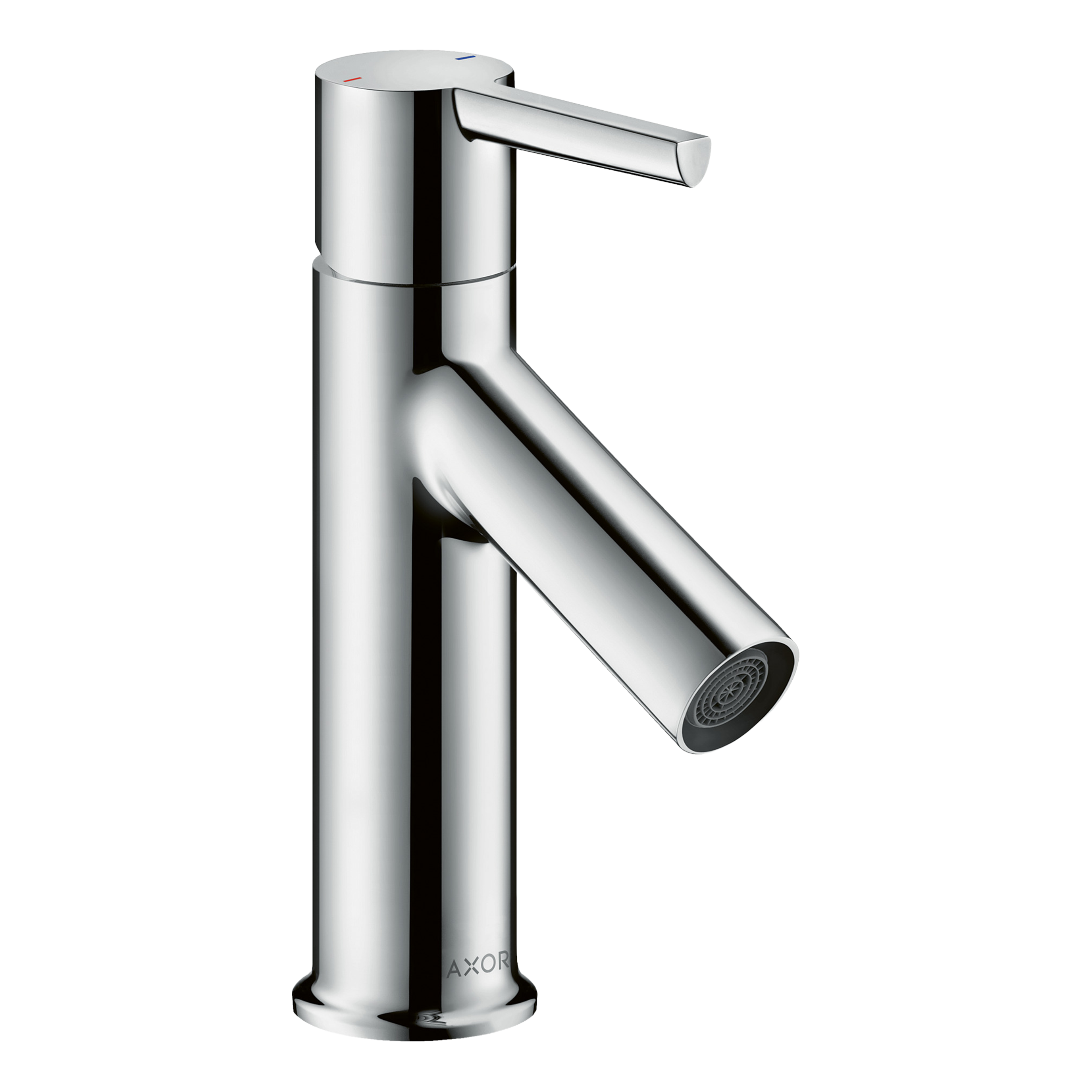 AXOR Starck Single Lever Handle Basin Mixer Faucet 80 with Pop-Up Waste Set from Brandt in Chrome finish