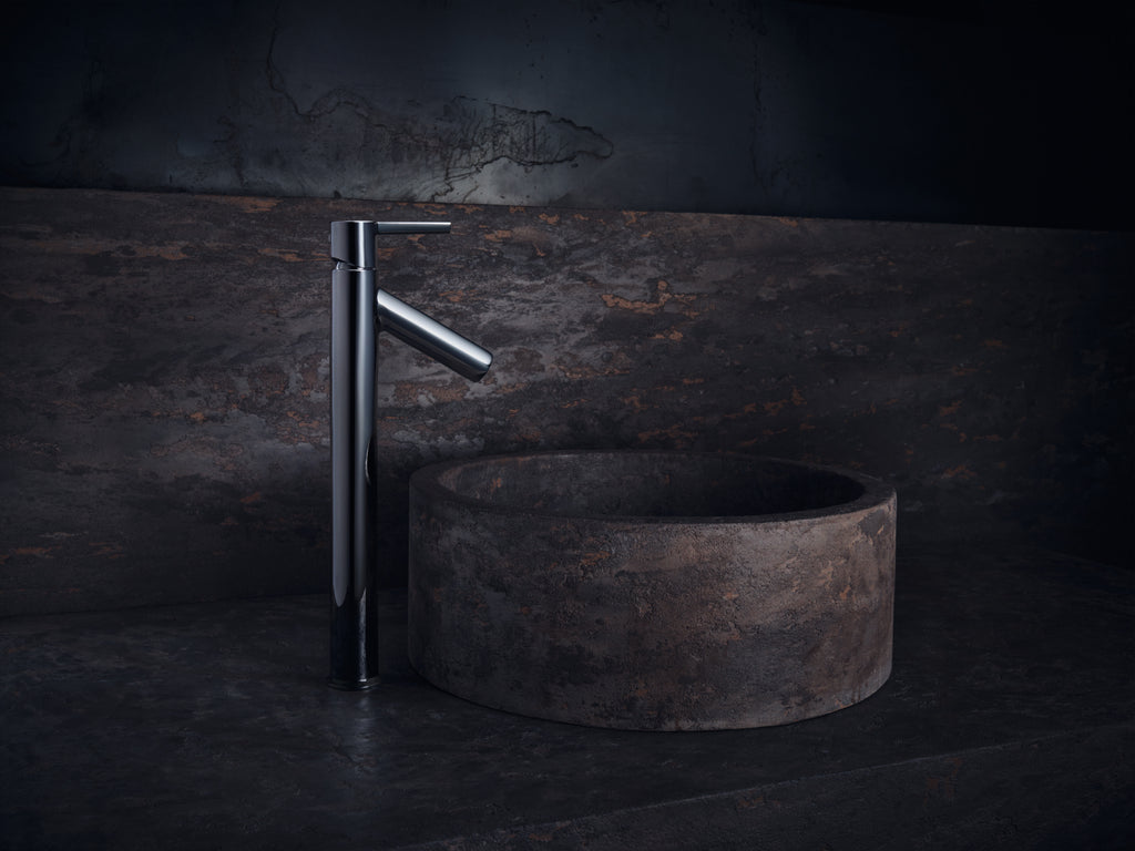 AXOR Starck Single Lever Handle Basin Mixer Faucet 250 with Open Waste Set from Brandt in Chrome finish