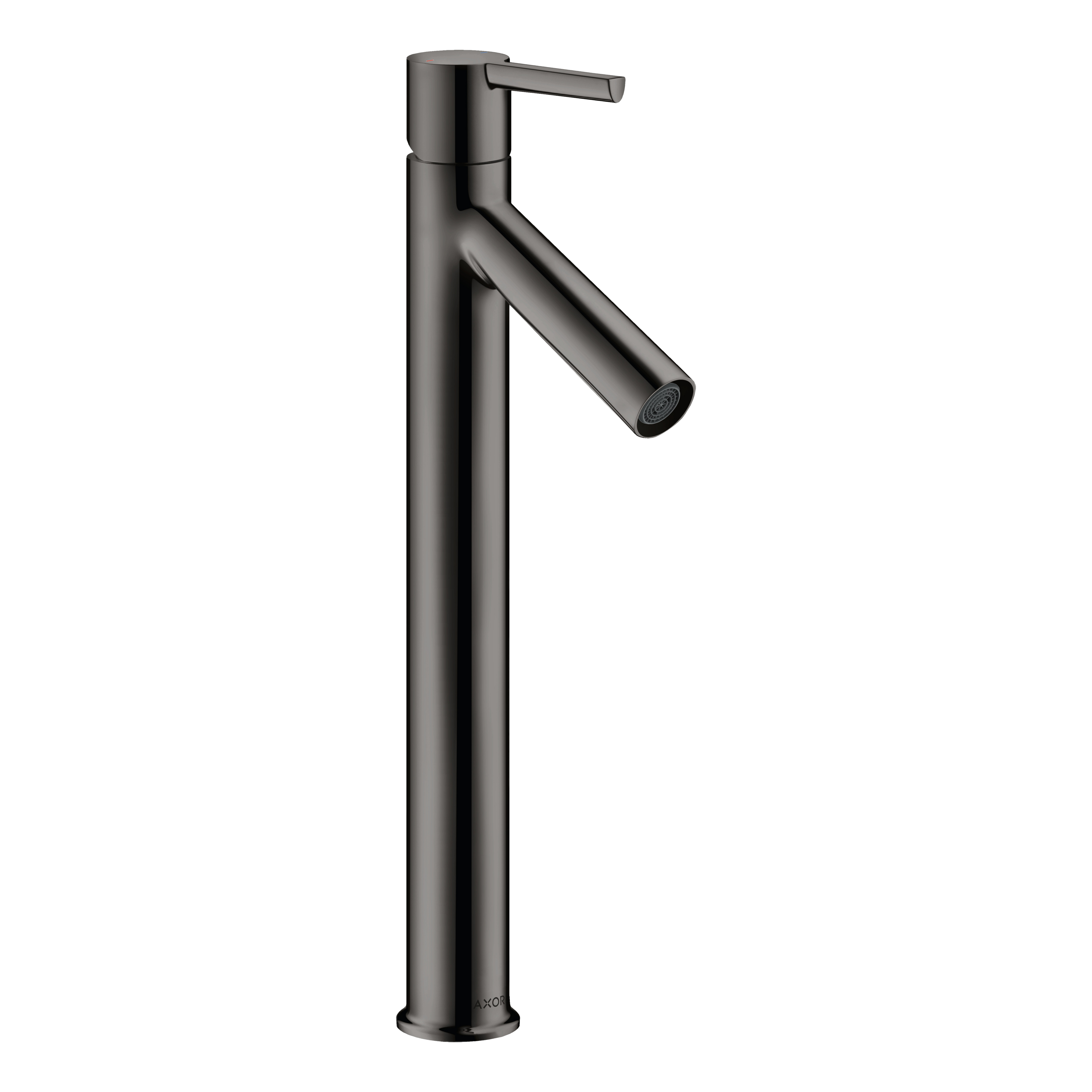 AXOR Starck Single Lever Handle Basin Mixer Faucet 250 with Open Waste Set from Brandt in Polished Black Chrome finish