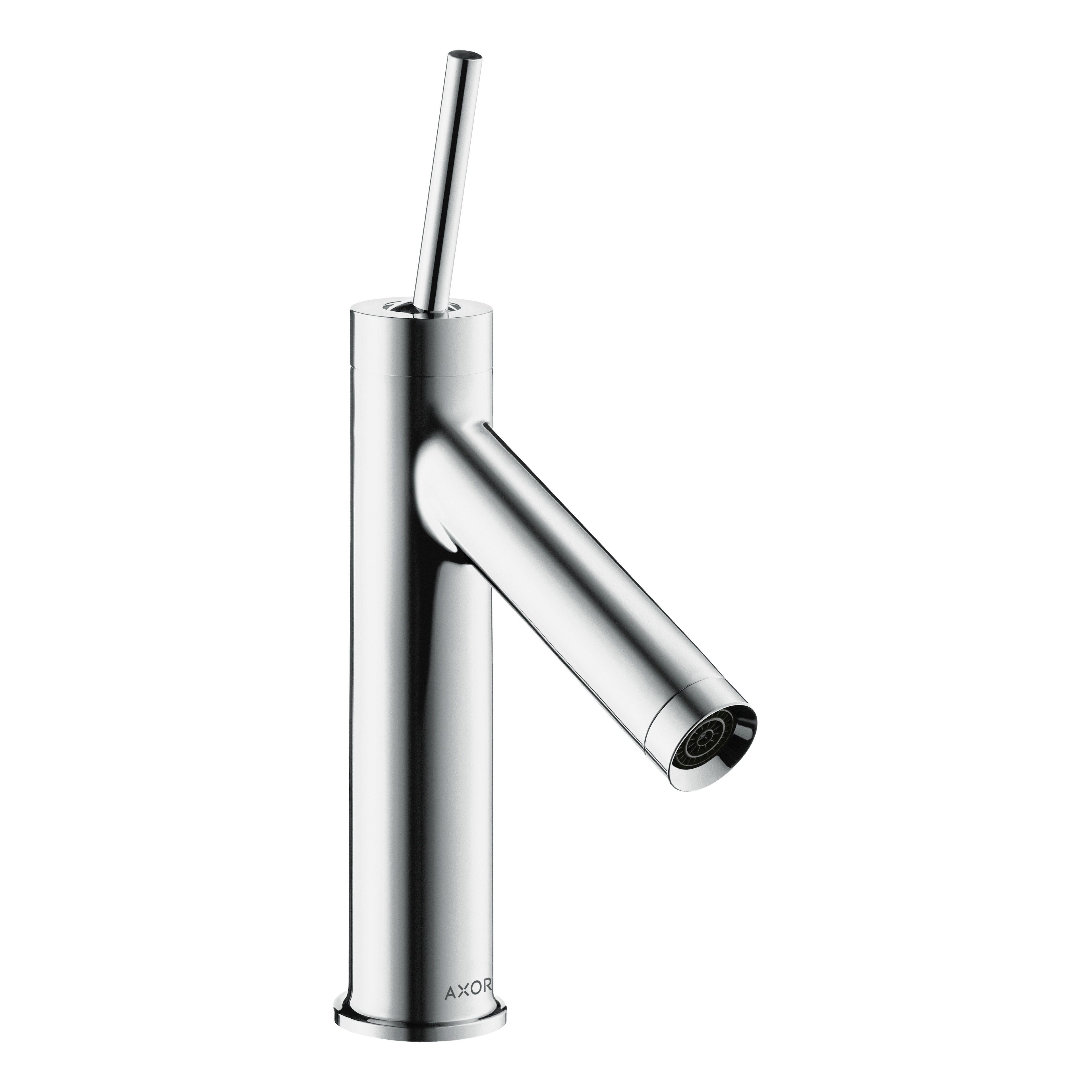AXOR Starck Single Pin Handle Basin Mixer Faucet 90 with Open Waste Set from Brandt in Chrome finish