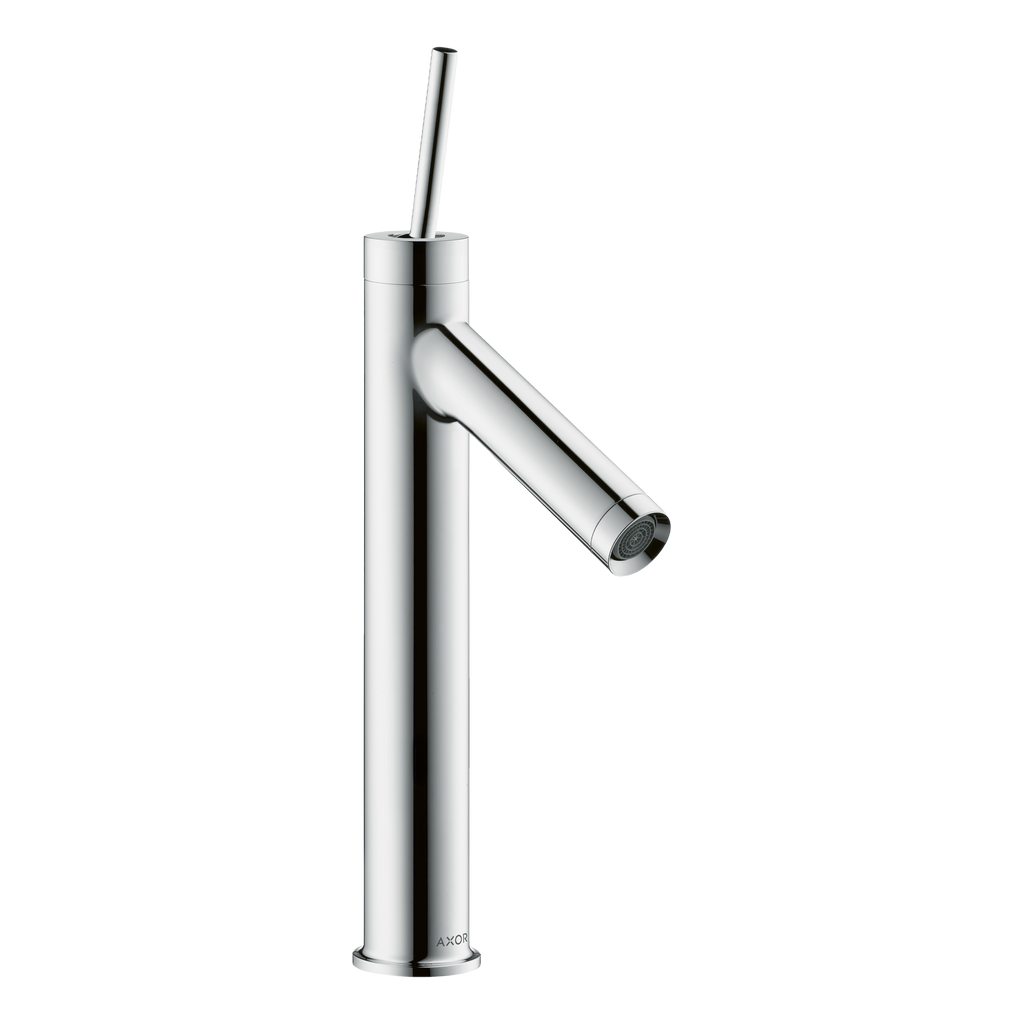 AXOR Starck Single Pin Handle Basin Mixer Faucet 170 with Open Waste Set from Brandt in Chrome finish
