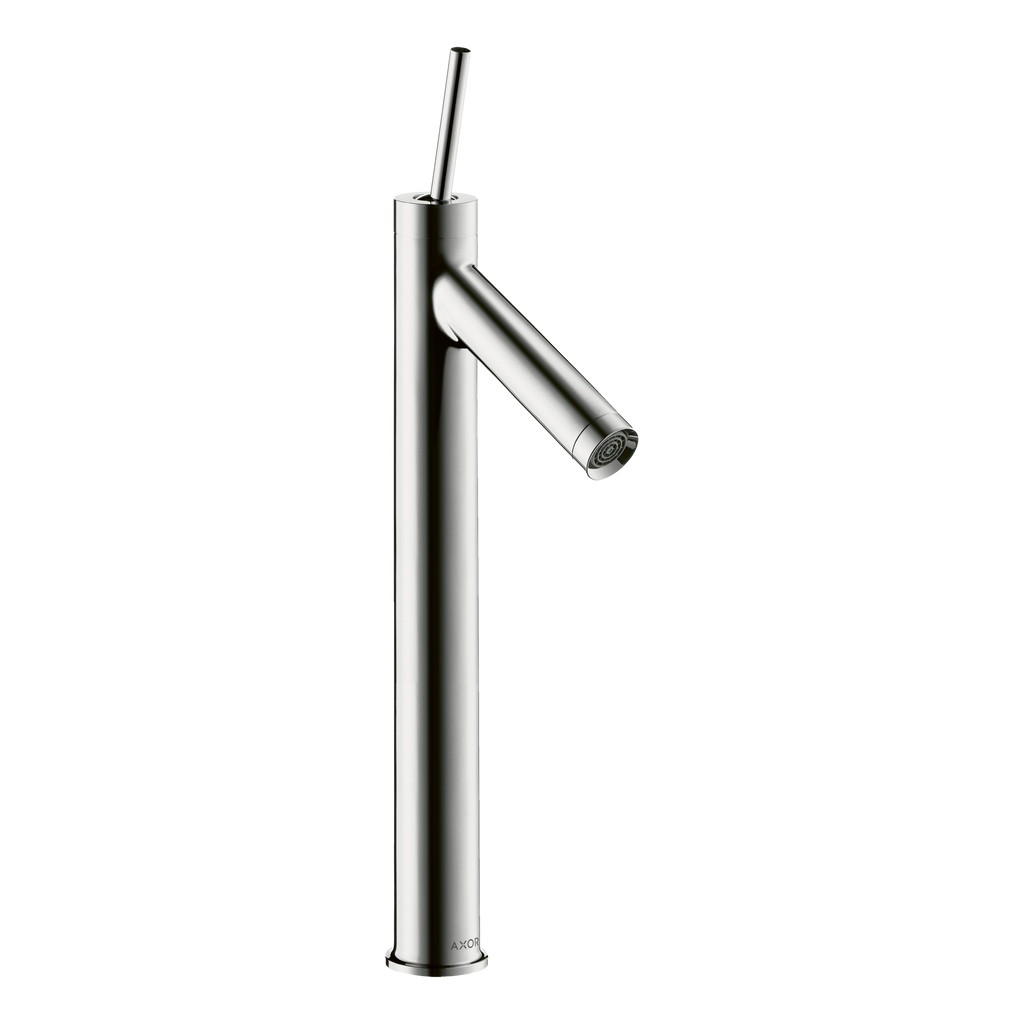 AXOR Starck Single Pin Handle Basin Mixer Faucet 250 with Open Waste Set from Brandt in Chrome finish