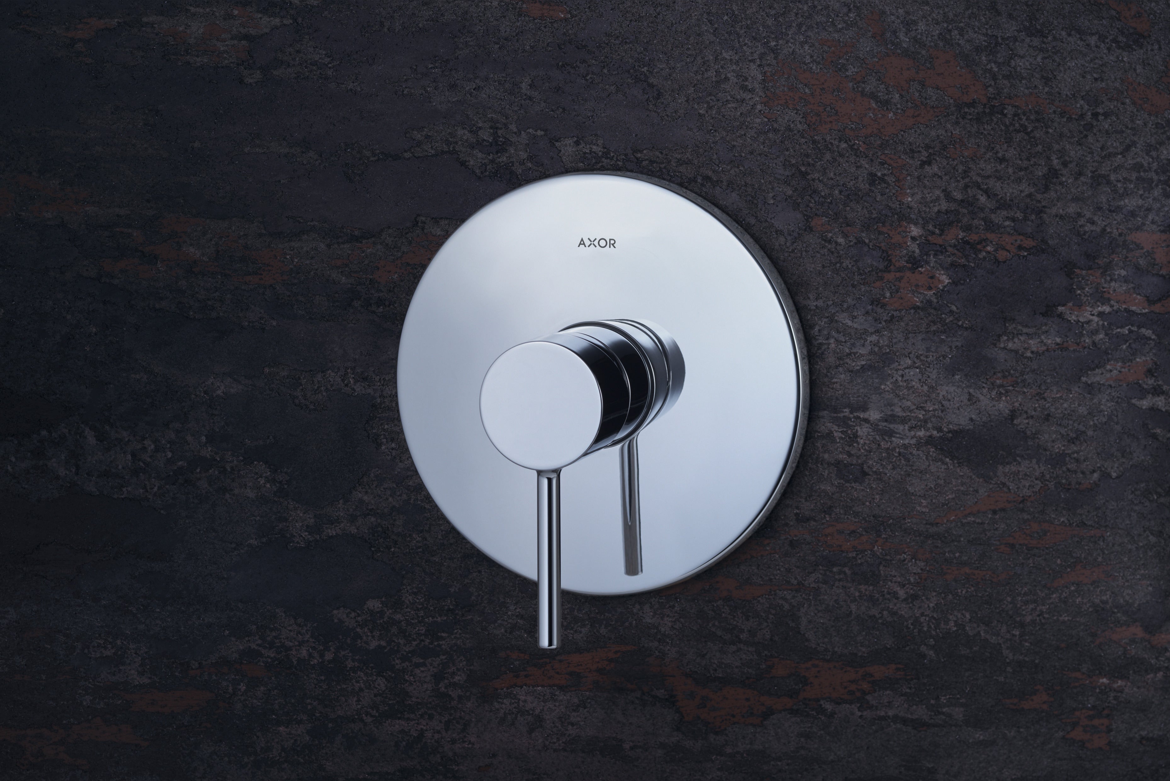 AXOR Starck Single Pin Handle Concealed Bath & Shower Mixer from Brandt in Chrome finish