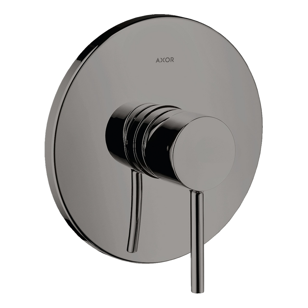 AXOR Starck Single Pin Handle Concealed Shower Mixer Faucet from Brandt in Polished Black Chrome finish