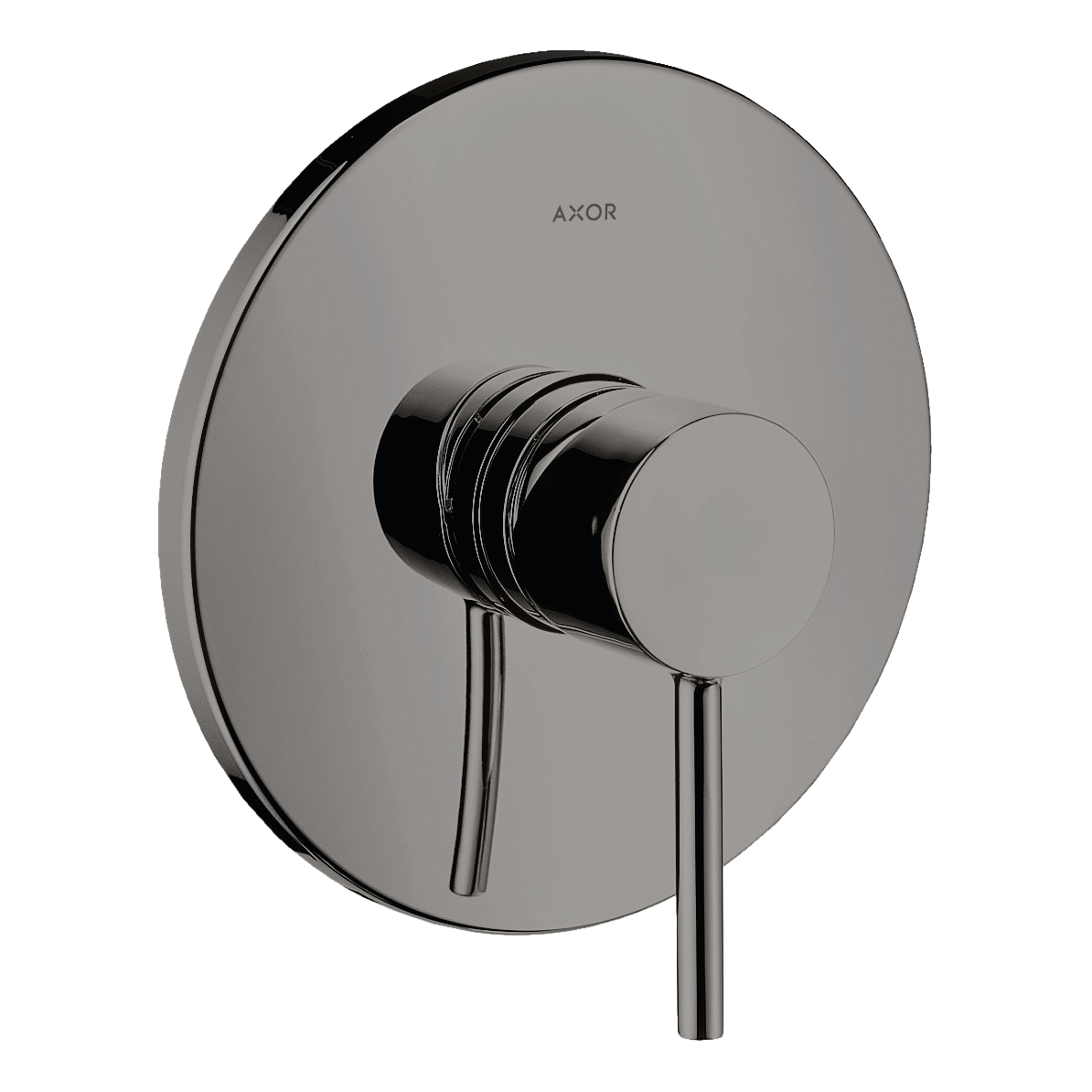 AXOR Starck Single Pin Handle Concealed Shower Mixer Faucet from Brandt in Polished Black Chrome finish