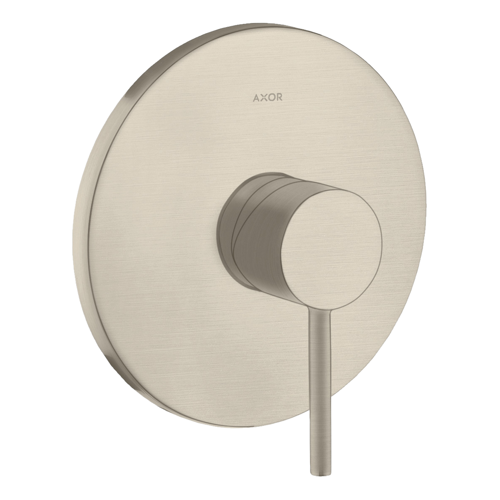 AXOR Starck Single Pin Handle Concealed Shower Mixer Faucet from Brandt in Brushed Nickel finish