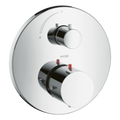 AXOR Starck Concealed Shower Thermostat with Shut-Off Valve from Brandt in Chrome finish