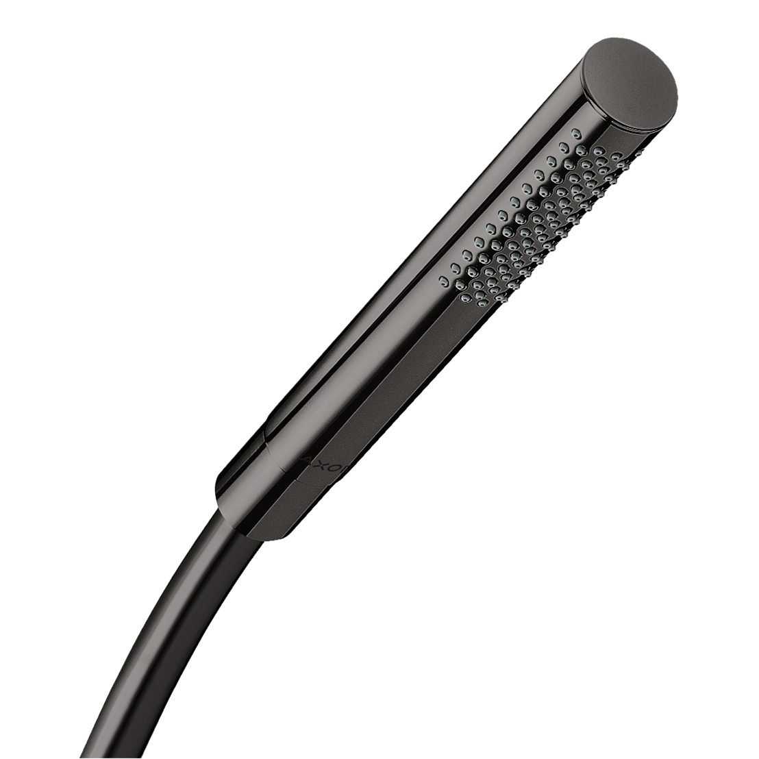 AXOR Starck Baton Hand Shower 1jet EcoSmart from Brandt in Polished Black Chrome finish