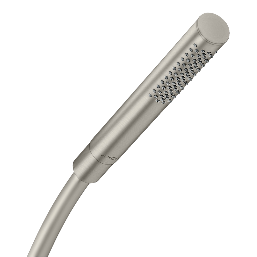 AXOR Starck Baton Hand Shower 1jet EcoSmart from Brandt in Stainless Steel Optic finish