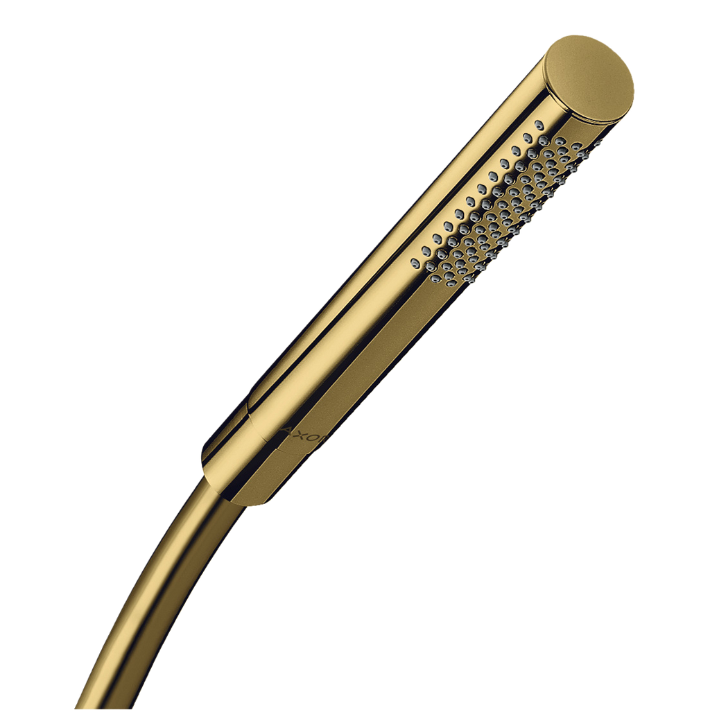 AXOR Starck Baton Hand Shower 1jet EcoSmart from Brandt in Polished Gold Optic finish