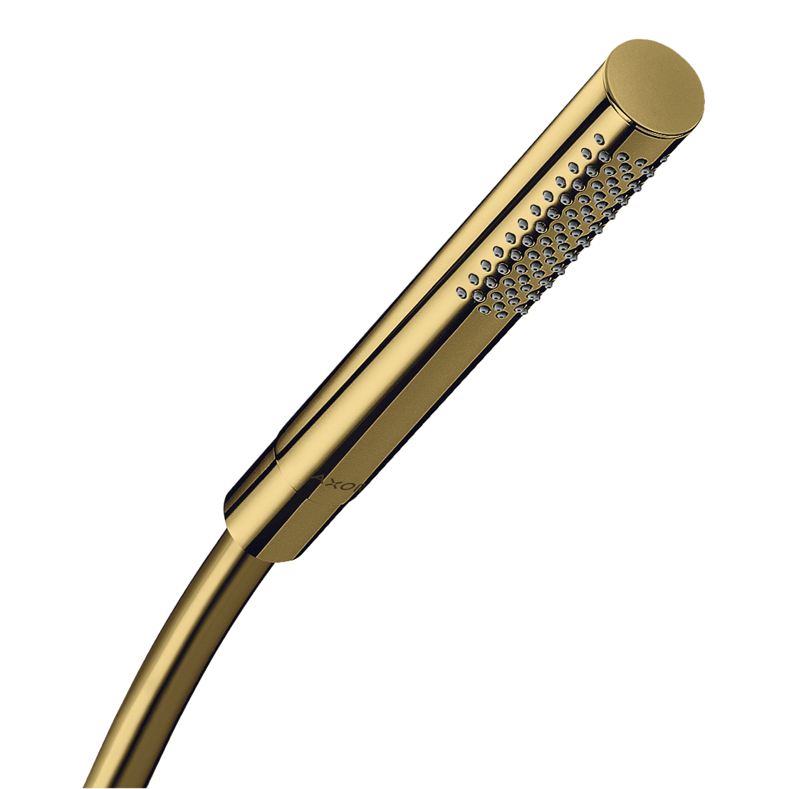 AXOR Starck Baton Hand Shower 1jet EcoSmart from Brandt in Polished Gold Optic finish