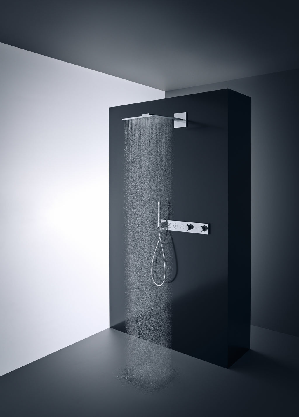 AXOR Starck Baton Hand Shower 2jet from Brandt in Chrome finish