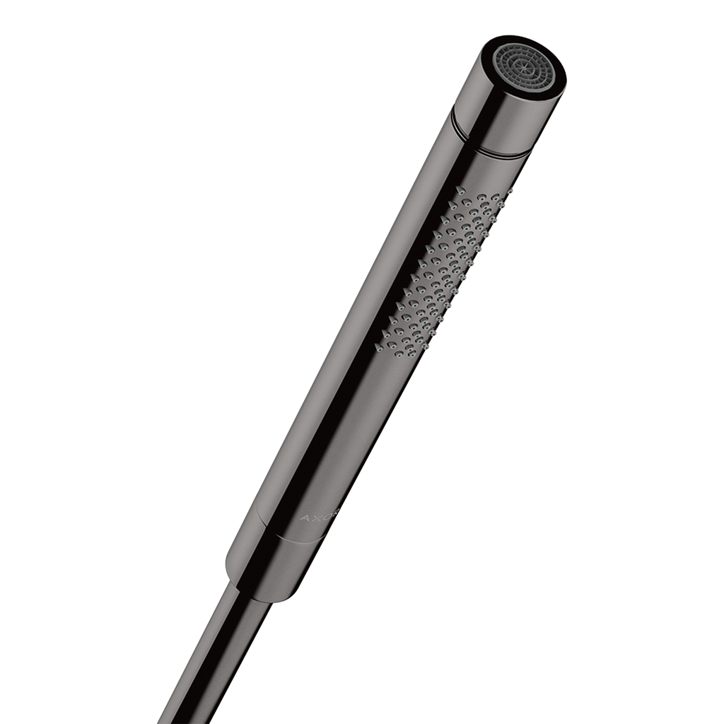 AXOR Starck Baton Hand Shower 2jet from Brandt in Polished Black Chrome finish