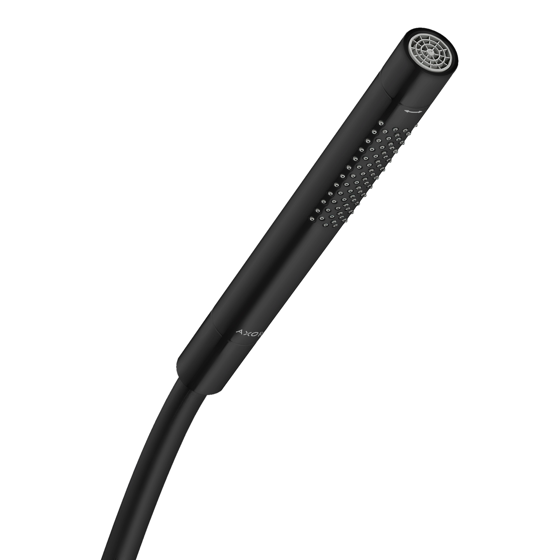 AXOR Starck Baton Hand Shower 2jet from Brandt in Matt Black finish