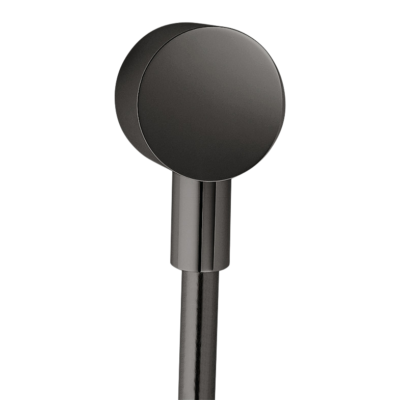AXOR Starck Hose Outlet from Brandt in Polished Black Chrome finish