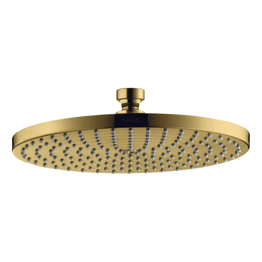 AXOR Starck Overhead Shower 240 1jet from Brandt in Polished Gold Optic finish