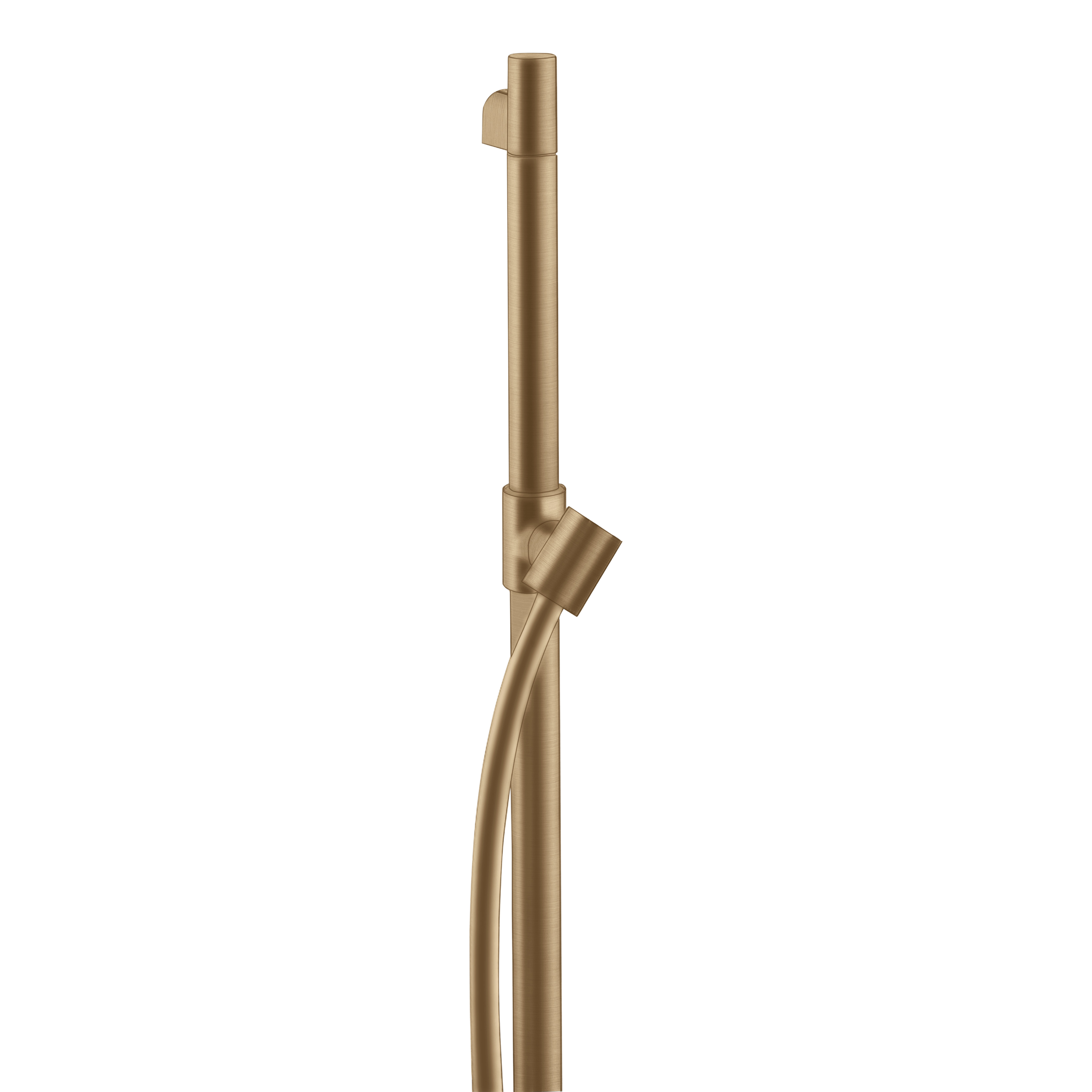 AXOR Starck Shower Bar 90 cm with 1,6 m Shower Hose from Brandt in Brushed Bronze finish