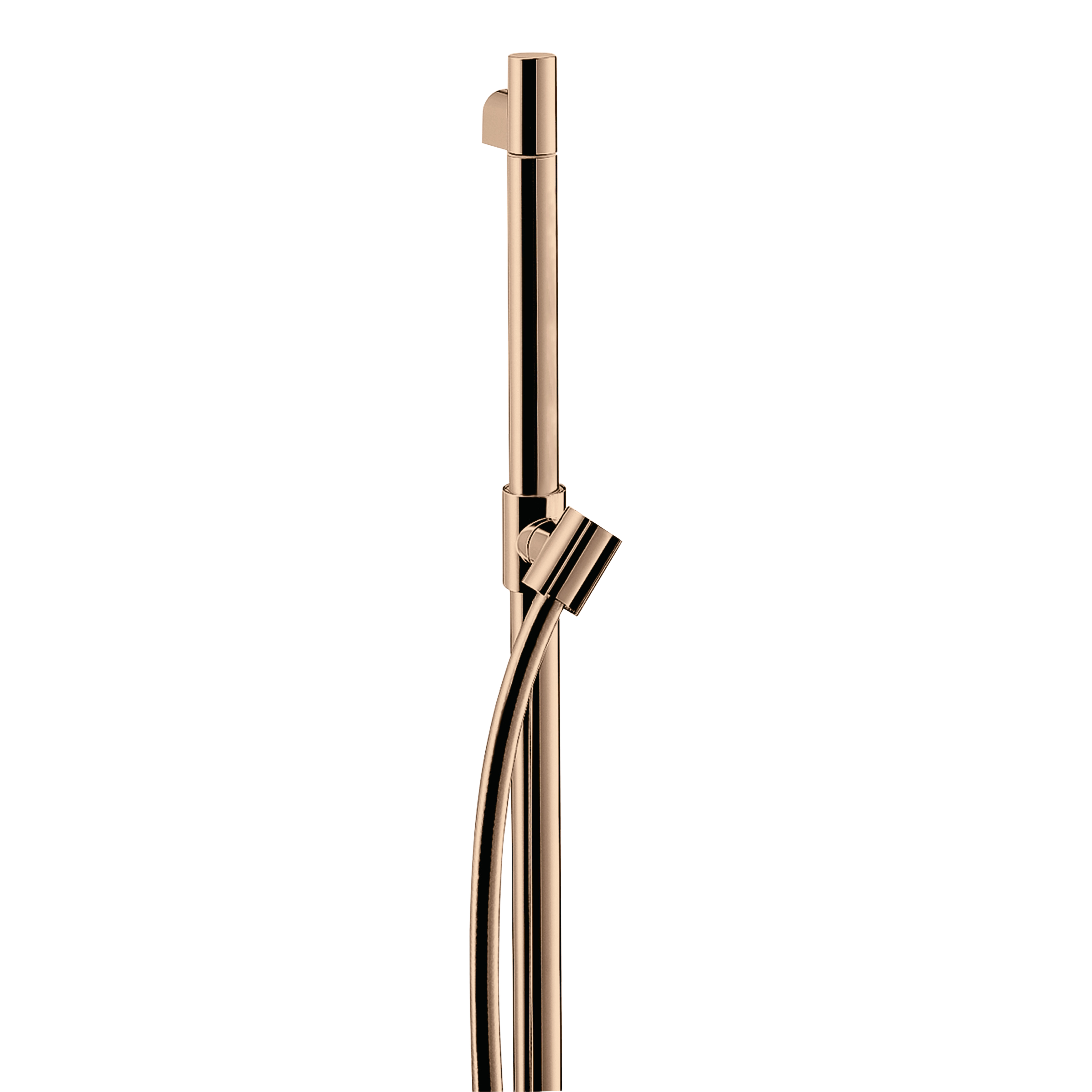 AXOR Starck Shower Bar 90 cm with 1,6 m Shower Hose from Brandt in Polished Red Gold finish
