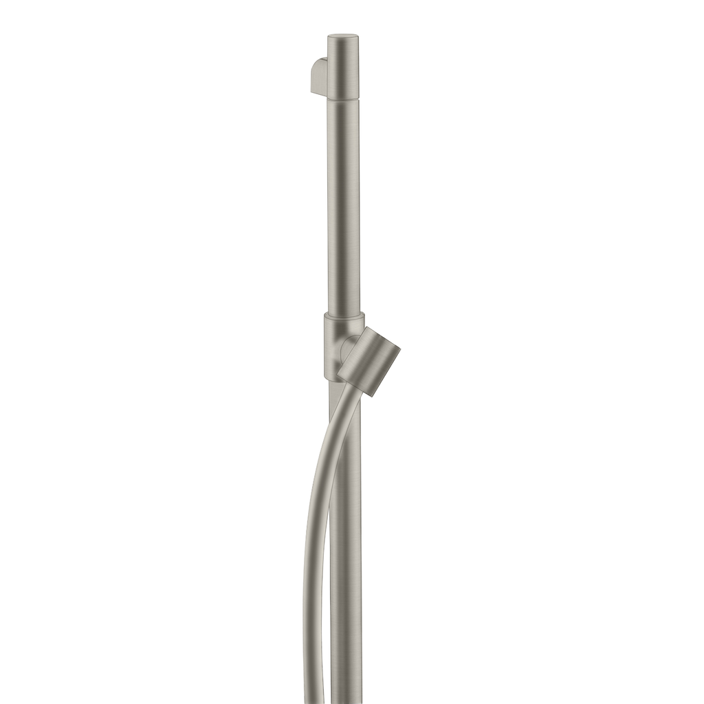 AXOR Starck Shower Bar 90 cm with 1,6 m Shower Hose from Brandt in Stainless Steel Optic finish